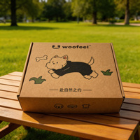 Boîte pliante en papier kraft brun personnalisée |   Boîte d'expédition en carton ondulé E-flute pour vêtements/accessoires pour animaux de compagnie |   Vente en gros écologique