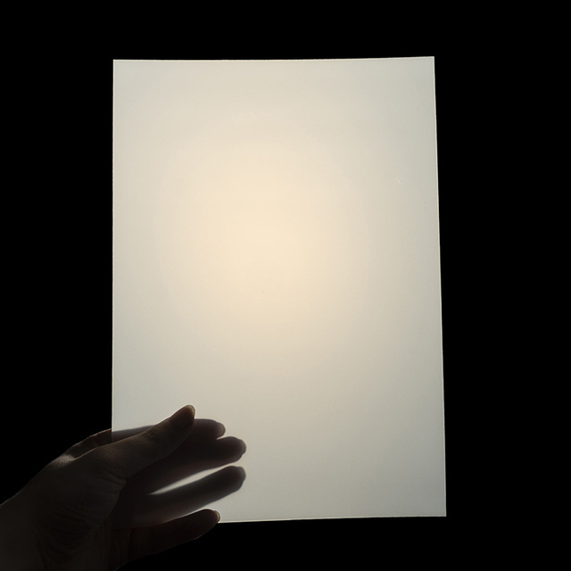 White Milky Semi Transparent PP Diffusion Board Led Light Panel Diffuser Sheet for Led Lighting