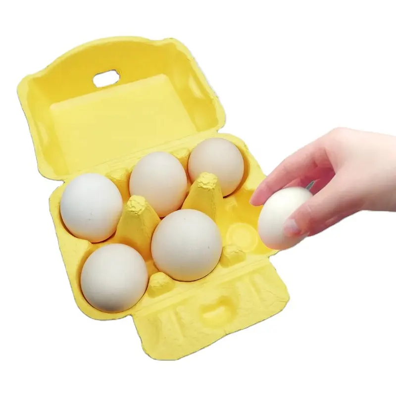 Yüksek kaliteli biyobozunur özelleştirilmiş renkli yumurta kartonları toptan