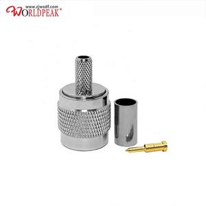 Conector de tipo crimpado macho TNC recto de enchufe RF para cable de baja pérdida RG58 Lmr195 - Product Image 5