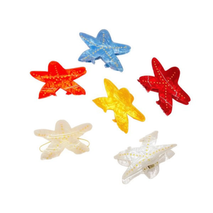 Fermagli per capelli Tn Starfish da 7 cm in plastica colorata, alla moda, casual, per donne e ragazze - Product Image 1