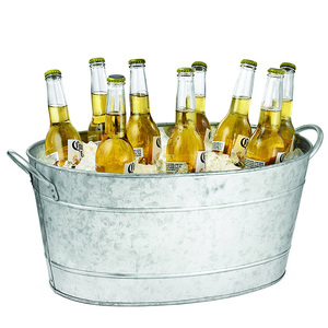 Seau à glace rond en métal galvanisé de 5L et 8L, personnalisable, pour bière et vin, vente en gros, pour Allemagne, Zhiguli, <span class=keywords><strong>Bunker</strong></span> Hill, Paul John - Product Image 4