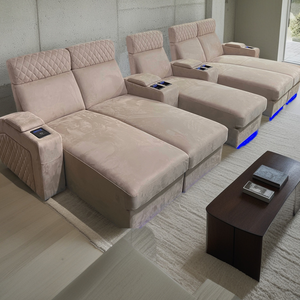 Einfache Atmosphäre Kino Sofa Serie Original Factory Production Power Elektrischer Aufzug Einzels essel Sofa Bed Theater raum Verwendung - Product Image 2