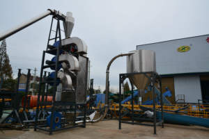 Zig Zag không khí Phân Loại hệ thống cho chai nhựa <span class=keywords><strong>PVC</strong></span> PP PE nhãn tách máy khử nước nhãn Remover cho tái chế rửa - Product Image 6