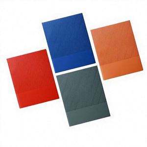 Carnet A5 à couverture souple en PU, design haut de gamme, couverture rayée patchwork, logo personnalisé pour entreprise, cadeaux d'affaires - Product Image 4