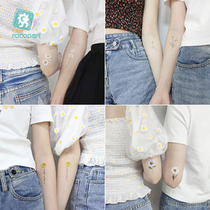 <span class=keywords><strong>Aquarelle</strong></span> Lavande Fleur Tatouages Temporaires Pour Femmes Corps Art Bras Faux Flore Adultes <span class=keywords><strong>Tatouage</strong></span> Autocollant Étanche Filles Tato - Product Image 5