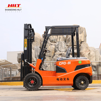 Forklift Listrik Energi Baru 2 Ton 3 Ton, Truk Pallet, Pengangkat Hidrolik, Pemuatan dan Pembongkaran Gudang, Dilengkapi Penuh, Bersertifikasi CE