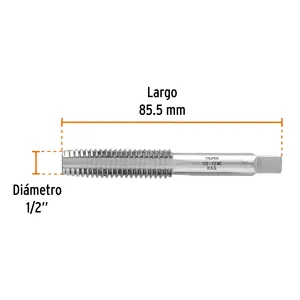 Truper 5 unità Machuelo Semicónico 1/2 'X 13 Cuerda Gruesa Tap & Die Set - Product Image 2