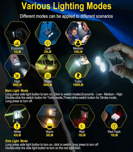 Martillo de Seguridad Multifuncional Portátil al por Mayor y Mini Linterna LED Recargable con Cuerpo de Aluminio EDC - Product Image 3