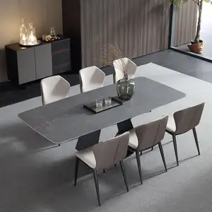 Mesa de comedor de mesa de un pesebre mesas de jantar esstisch marmor casa muebles de restaurante de mármol mesa de comedor