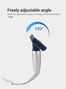 Besdata tek kullanımlık tıbbi dereceli elektrikli dijital <span class=keywords><strong>Video</strong></span> laringoskop cerrahi anestezi için 3 inç LCD ekran ile Set - Product Image 3