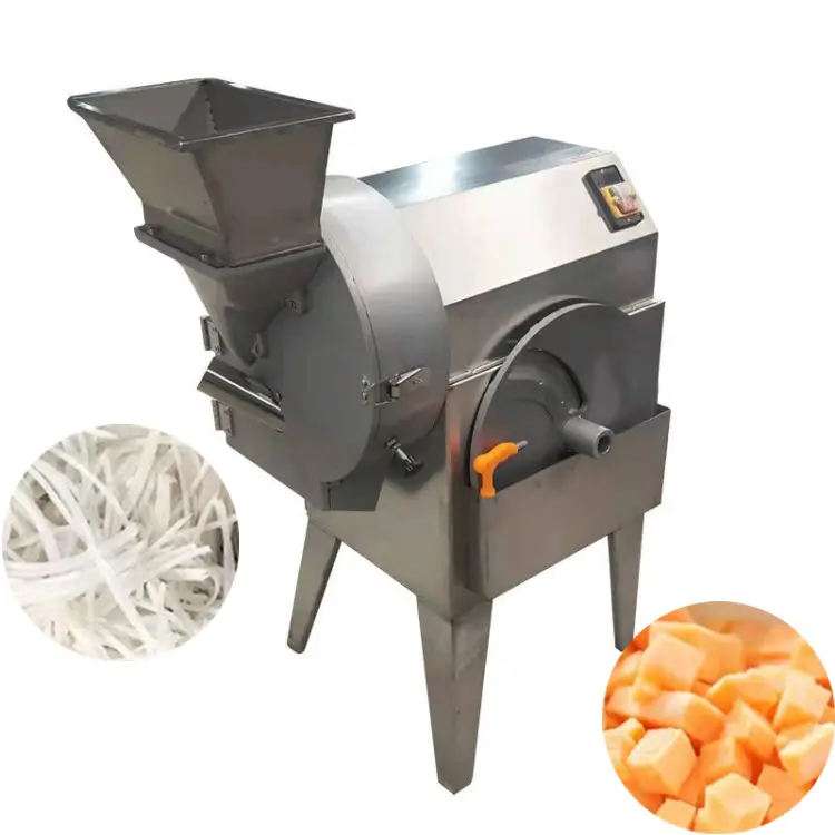 Commerciële Groenten-En Fruitsnijmachine Tomatenblokjesmachine Ananas-Snijmachine