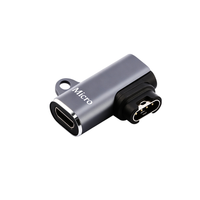 Connecteur de charge magnétique 4 broches Garmin en alliage d'aluminium, adaptateur micro USB femelle à montage sur panneau pour appareil photo et ordinateur portable