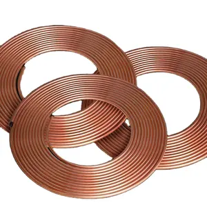 2021 hot selling low price Customized size copper pipe tube coil for air conditioners copper pipe price