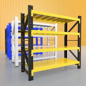 맞춤형 창고 선반 슈퍼마켓 랙 홈 가구 보관 선반 4 층 금속 랙 차고 선반 - Product Image 3