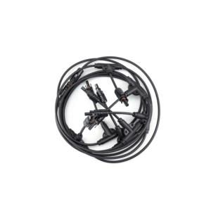 Conector Solar para Certificación, CC 1000V, Conexión en Y, Núcleo Único, Cobre Estañado, PC IP67, 4mm 6mm, Macho Hembra, PV004-XT1 - Product Image 1