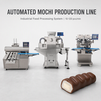 Nouvelle ligne de production de barres Mochi HJ-860X, machine à Mochi enrobé de chocolat, machine à Mochi Snicker