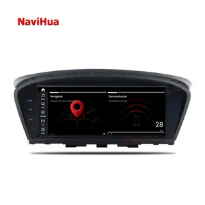 راديو سيارة مشغل أندرويد 10 NaviHua ID7 Inch GPS Navigation لـ BMW 5 Series E60 E61 E63 E90 E91 E92 CCC CIC
