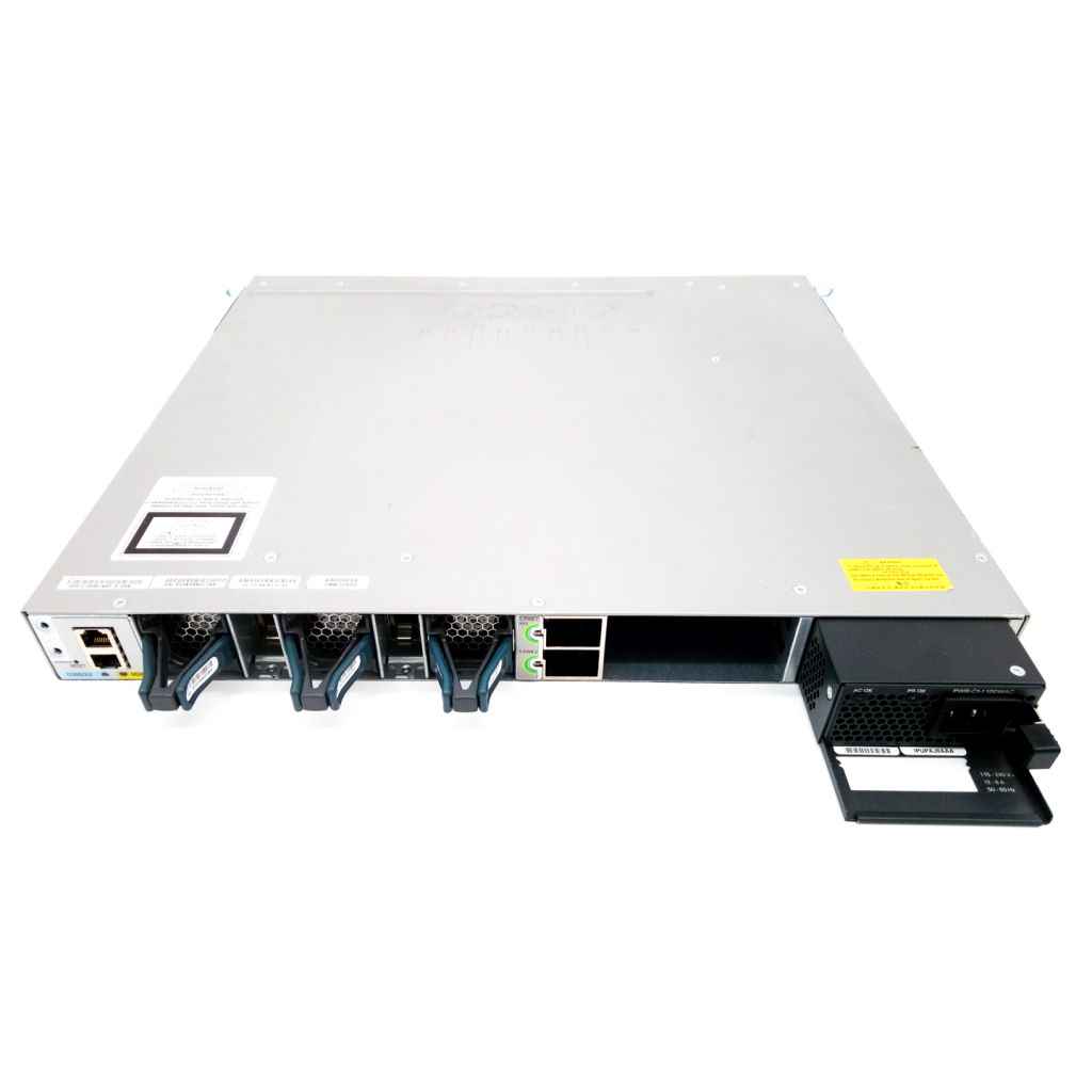 Used  Original 3850 Series Ethernet Switch Layer 3 48 * 10/100/1000 Ethernet POE+ Managed Stackable WS-C3850-48F-S