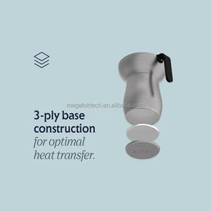 Bouilloire à thé en acier inoxydable pour cuisinière <span class=keywords><strong>avec</strong></span> <span class=keywords><strong>filtre</strong></span> à mailles fines <span class=keywords><strong>intégré</strong></span>, bec verseur anti-goutte et poignée ergonomique résistante à la chaleur - Product Image 3