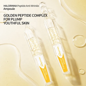 HALORINNA Suero Facial Antiarrugas con Péptidos 1.5ml X20, Esencia Hidratante, Reafirmante e Iluminadora con <span class=keywords><strong>Suspensión</strong></span> de Hilo de Oro, Suministro OEM - Product Image 2