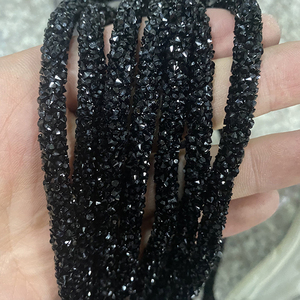 High Quality Round Shape Rhinestone Cord Rope Trimming for Clothing Rhinestone Tube Rhinestone Round <strong>Strip</strong> for Shoes - Product Image 6