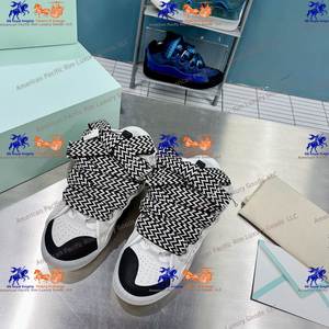 <b>White</b> and Orange Low Top Skate Sneakers with Oversized <b>Laces</b> Casual Street Shoes - Product Image 6