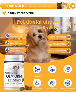 Masticables Dentales para Mascotas <span class=keywords><strong>de</strong></span> Grano Suave, Refuerzo Inmunológico, Limpieza Dental Segura y Saludable, Elimina el <span class=keywords><strong>Mal</strong></span> <span class=keywords><strong>Aliento</strong></span> para <span class=keywords><strong>Perros</strong></span> y Gatos - Product Image 5