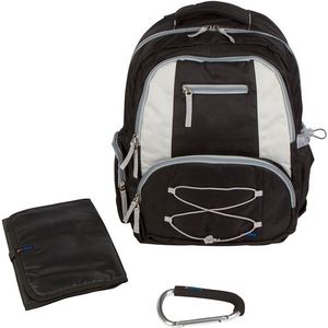 Sac à langer multifonctionnel, grande capacité avec poches isothermes, échantillon gratuit - Product Image 4