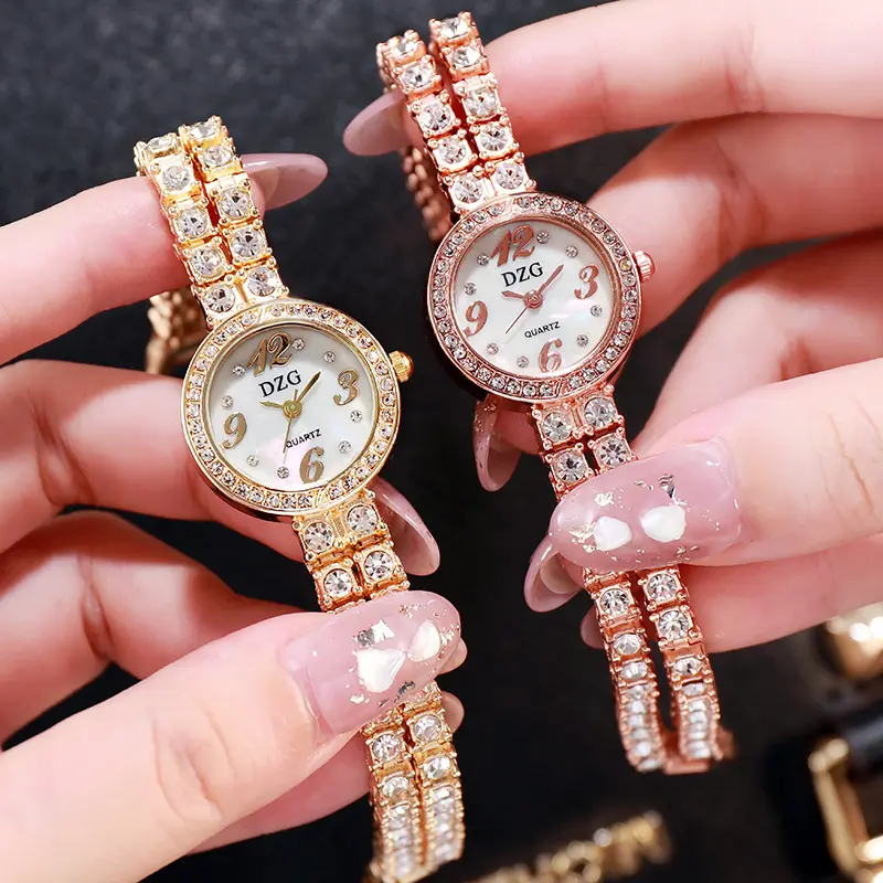 Women watch famous luxury brands Crystal Diamond Stainless steel Small Ladies Watches For Woman Wristwatch Relogio Feminino