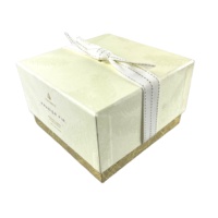 Boîte cadeau en carton recyclable personnalisée, fermeture magnétique, ruban, logo personnalisé, emballage durable pour parfum, bougie, cosmétiques