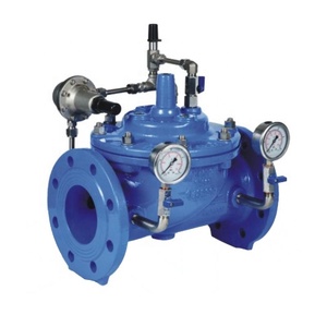 Van cổng giá 100 mét DN100 nước không gỉ prv áp lực thủy lực giảm van - Product Image 4