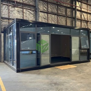 <span class=keywords><strong>บ้าน</strong></span>สำเร็จรูปผนังกระจกปรับแต่งได้ เหมาะสำหรับบ้านสำนักงาน <span class=keywords><strong>บ้าน</strong></span>คอนเทนเนอร์ชั้นเดียว - Product Image 1