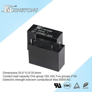 Relais de puissance électromagnétique miniature 24V 10A Type de carte PCB ouverte normale relais de Protection scellés à courant de commutation haute puissance 20A - Product Image 2