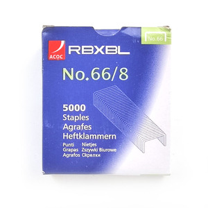 Oferta Especial: Grapas Metálicas para Oficina 66/8, Grapas Plateadas de Alta Calidad y Bajo Costo, Paquete de 5000 - Product Image 1
