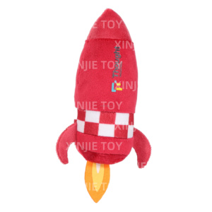 Jouets en <span class=keywords><strong>peluche</strong></span> fusée personnalisés en gros, jouets en <span class=keywords><strong>peluche</strong></span> fusée de dessin animé, jouets en <span class=keywords><strong>peluche</strong></span> fusée avec logo imprimé - Product Image 2