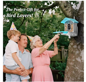 Comedero Inteligente para Pájaros con Carga Solar Rápida, Casa para Pájaros para Exteriores, Reconocimiento Preciso de Aves por IA, Visualización de Video en Vivo, Notificaciones - Product Image 6
