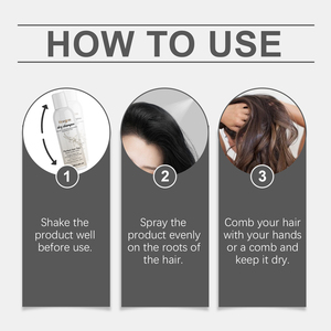 Hoegoa <strong>Vanilla</strong> Dry Hair <strong>Spray</strong> Gently Repair Frizzy, Fluffy And Easy To Manage Hair Dry <strong>Cleaning</strong> <strong>Spray</strong>