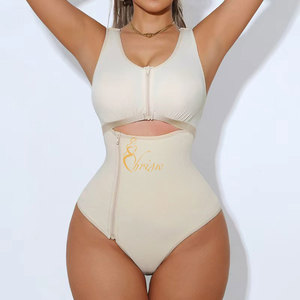Bodysuits sexy sans manches, <span class=keywords><strong>élastique</strong></span>s et élégants, <span class=keywords><strong>avec</strong></span> compression <span class=keywords><strong>de</strong></span> la taille et enveloppement <span class=keywords><strong>de</strong></span> la poitrine, colorés, tendance, en forme <span class=keywords><strong>de</strong></span> triangle, Fajas - Product Image 4