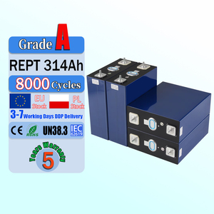 แบตเตอรี่ลิเธียมไอรอนฟอสเฟต (LiFePO4) ยี่ห้อ EU Stock ของแท้ เกรด A รุ่น REPT 3.2V 314Ah อายุการใช้งาน 8000+ รอบการชาร์จ เหมาะสำหรับเก็บพลังงานแสงอาทิตย์ - Product Image 1