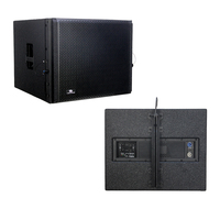 DHL-18SUB Subwoofer Actif Professionnel 18 Pouces avec DSP, Boîtier en Contreplaqué Durable, Haute Puissance Max 4800W pour Événements, Prise en Charge du Logo