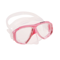 Masque de plongée en silicone pour femme à double lentille avec verres en verre trempé certifiés CE