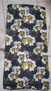 Tissu en lin léger imprimé numériquement sur mesure, prix de gros 2026, pour la confection de vêtements et de robes - Product Image 3