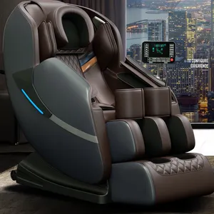 El elektrikli AI akıllı Recliner SL parça sıfır yerçekimi Shiatsu 4D Modern lüks ayak tam vücut 3D ev ofis için masaj koltuğu