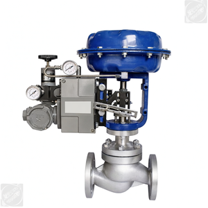Stainless Steel Pneumatic Diaphragm Regulating <b>Valve</b> Flanged Sleeve Type <b>Control</b> <b>Valve</b> Positioner for Water OEM - Product Image 1