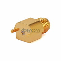 Conector Coaxial de Microondas RF Hembra Recto de CC-40 GHz 2.92