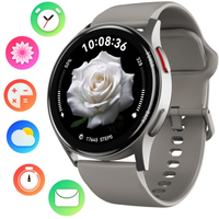 Montre connectée C35 avec écran AMOLED, boîtier en alliage d'aluminium, surveillance de la santé, réponse aux appels, assistant vocal IA, sport, résistante à l'eau