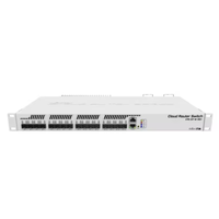Commutateur réseau géré MikroTik CRS317-1G-16S+RM L3 neuf, 1x RJ45 1000 Mb/s, 16x SFP+ 10G, prise en charge QoS POE, montage en rack