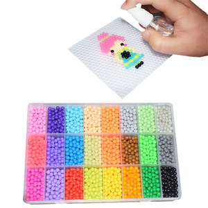Vente en gros de perles magiques éducatives bricolage en plastique pour enfants Puzzle <span class=keywords><strong>3d</strong></span> pour enfants perles en vrac perles en tissu - Product Image 5