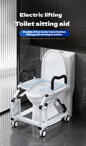 Ghế ngồi nhà vệ sinh nâng điện mới cho người cao tuổi có đỡ biceps năm 2025 - Cỗ nâng bồn tắm với việc lắp ráp không cần dụng cụ - Product Image 5